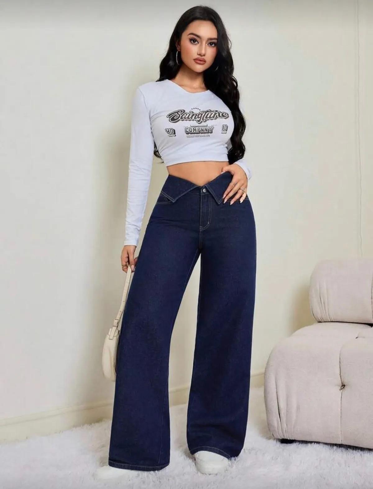 Pantalon jean bleu