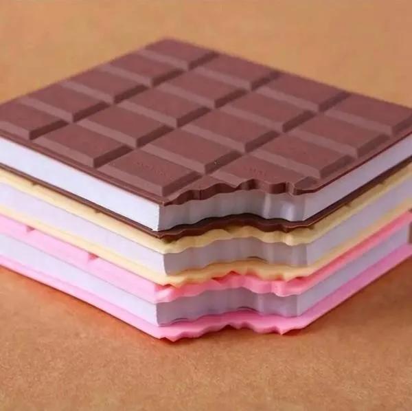 Carnet de note en forme de tablette de chocolat